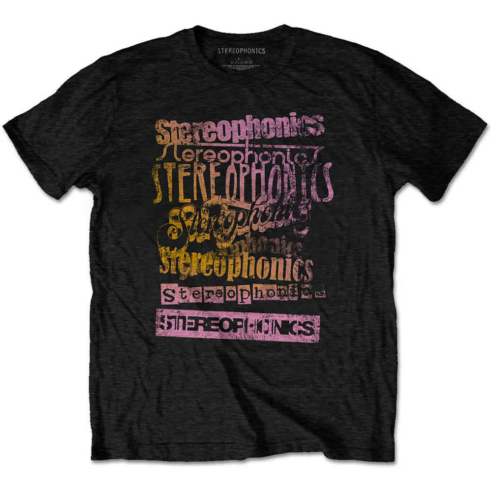 Stereophonics - Logos Tshirt Homme - Noir